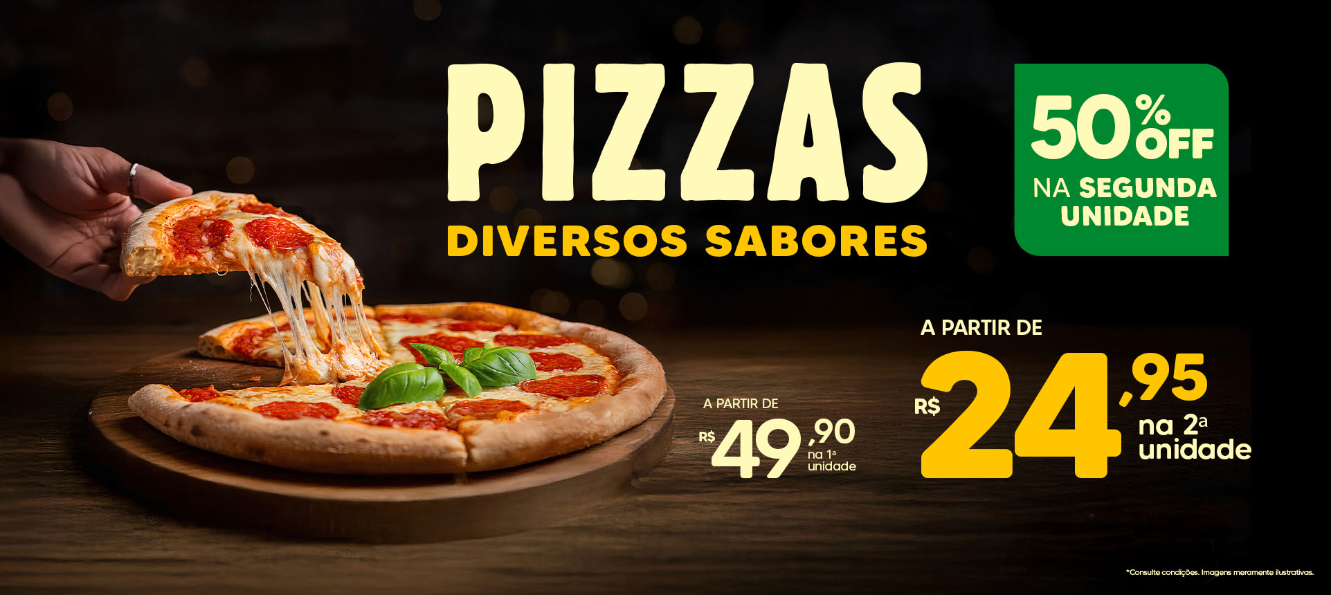 5 - PIZZAS DIVERSOS SABORES